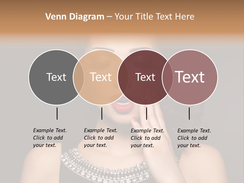 Eyeshadow Beauty Nails Red Lips PowerPoint Template