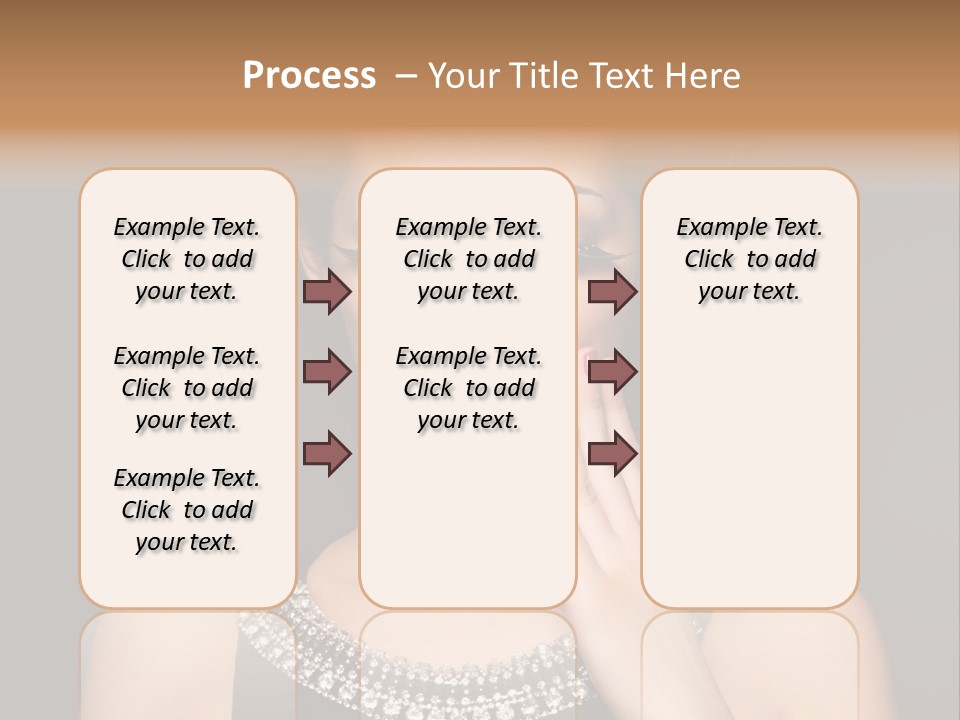 Eyeshadow Beauty Nails Red Lips PowerPoint Template