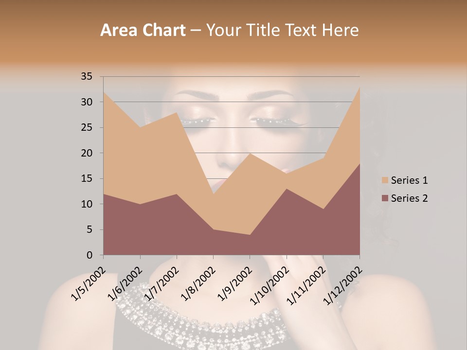 Eyeshadow Beauty Nails Red Lips PowerPoint Template