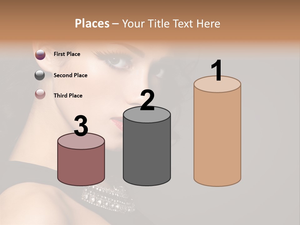 Beauty Portrait Attractive PowerPoint Template