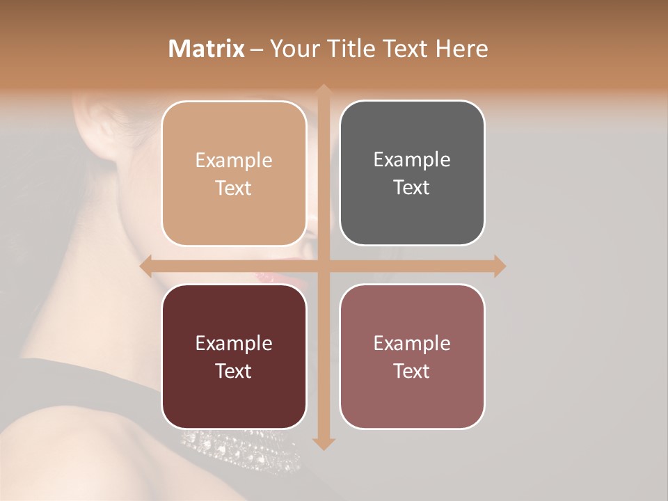 Beauty Portrait Attractive PowerPoint Template