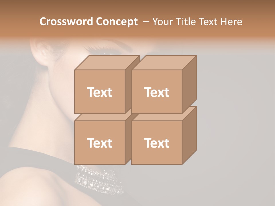 Beauty Portrait Attractive PowerPoint Template