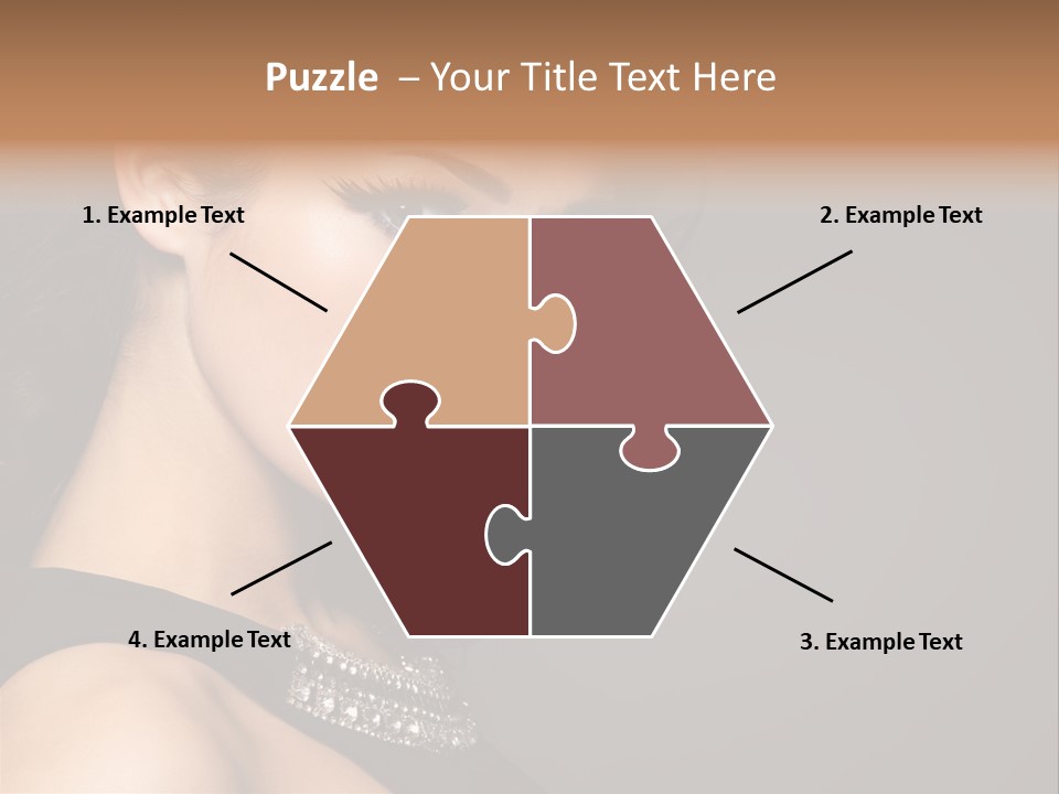 Beauty Portrait Attractive PowerPoint Template