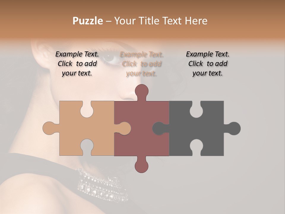 Beauty Portrait Attractive PowerPoint Template