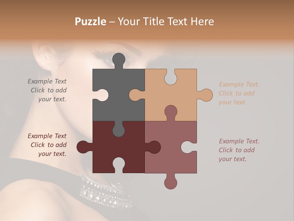 Beauty Portrait Attractive PowerPoint Template