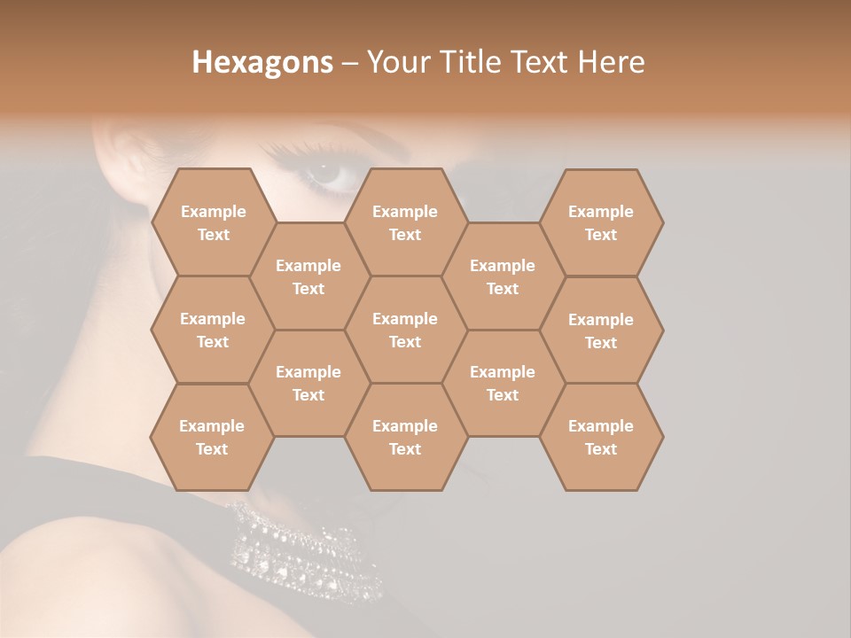 Beauty Portrait Attractive PowerPoint Template