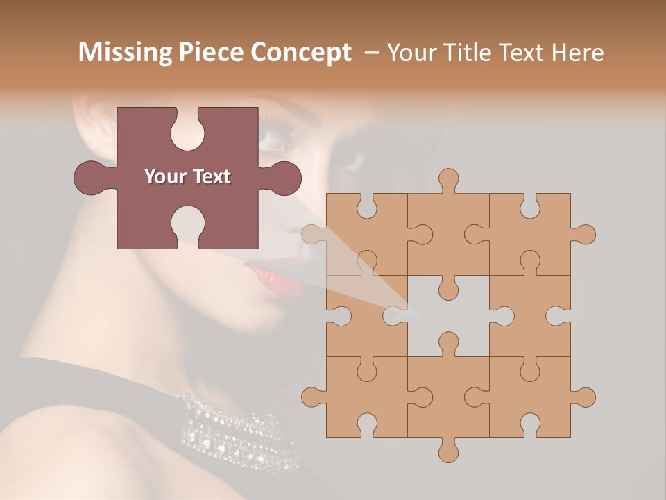 Beauty Portrait Attractive PowerPoint Template