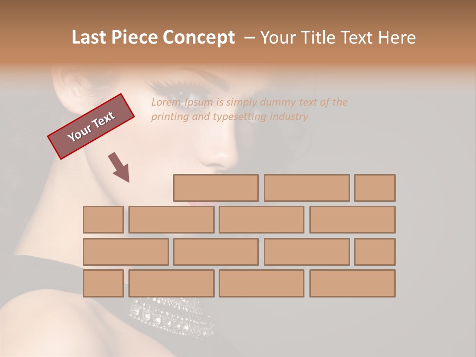 Beauty Portrait Attractive PowerPoint Template