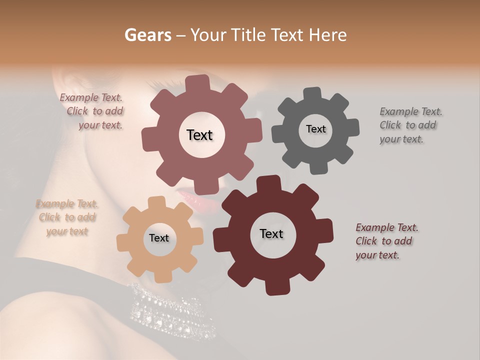 Beauty Portrait Attractive PowerPoint Template