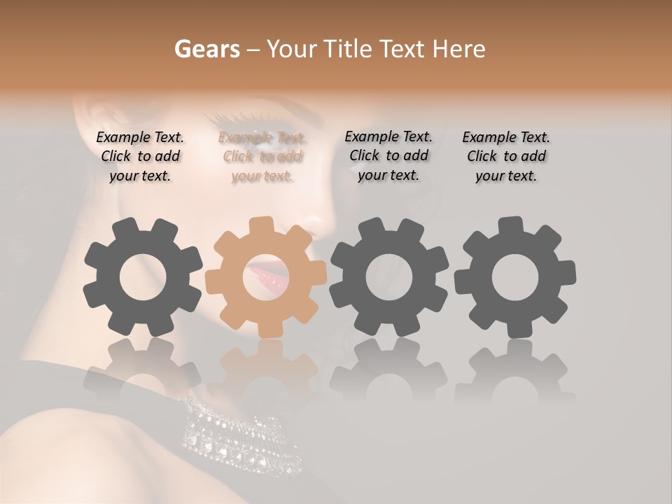 Beauty Portrait Attractive PowerPoint Template