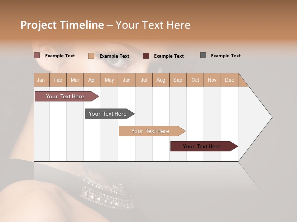 Beauty Portrait Attractive PowerPoint Template