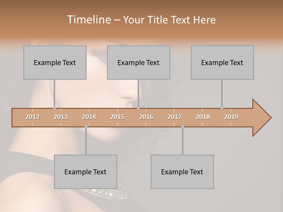Beauty Portrait Attractive PowerPoint Template