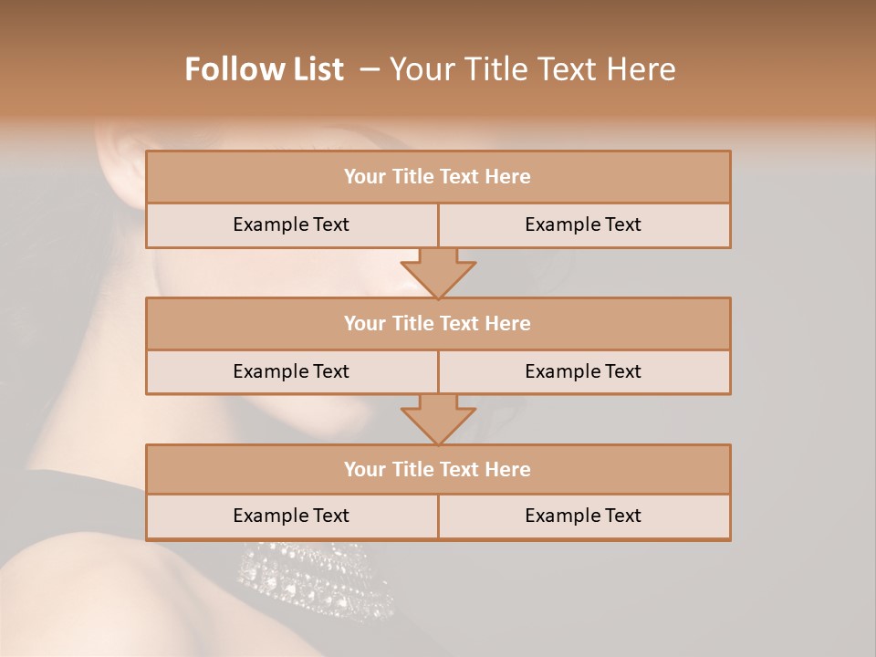 Beauty Portrait Attractive PowerPoint Template