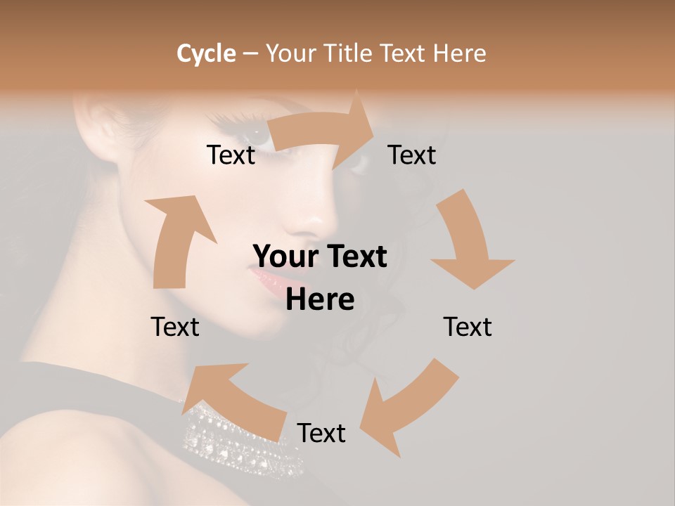 Beauty Portrait Attractive PowerPoint Template