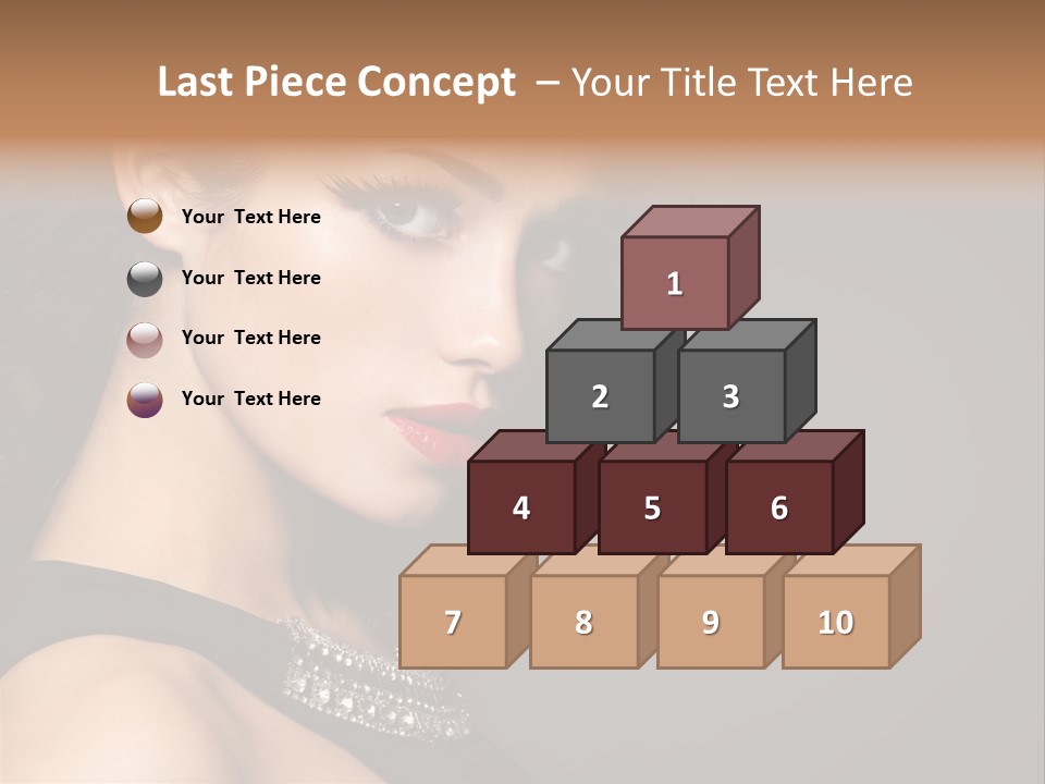 Beauty Portrait Attractive PowerPoint Template
