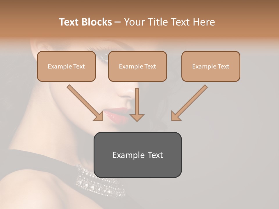Beauty Portrait Attractive PowerPoint Template