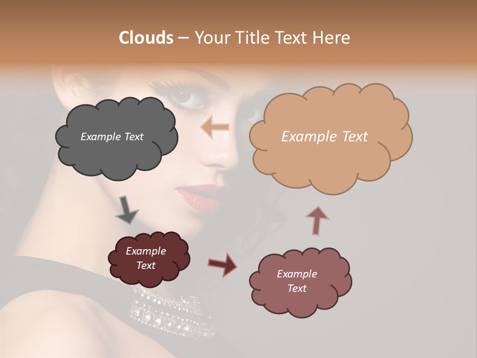 Beauty Portrait Attractive PowerPoint Template