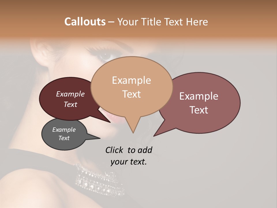 Beauty Portrait Attractive PowerPoint Template