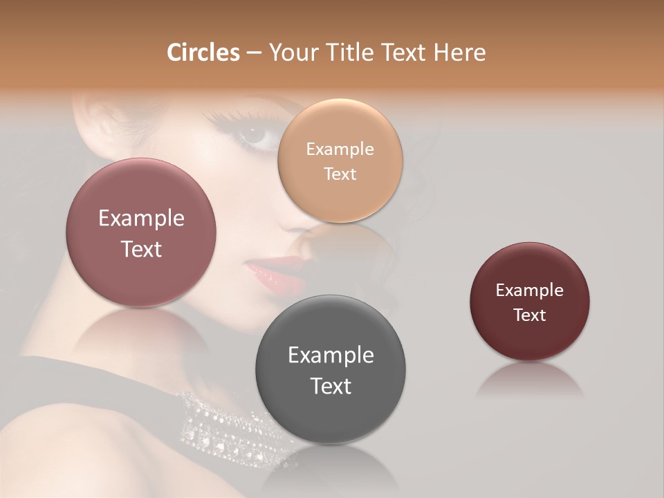 Beauty Portrait Attractive PowerPoint Template