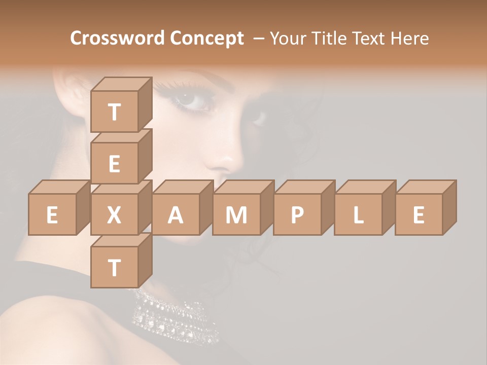 Beauty Portrait Attractive PowerPoint Template