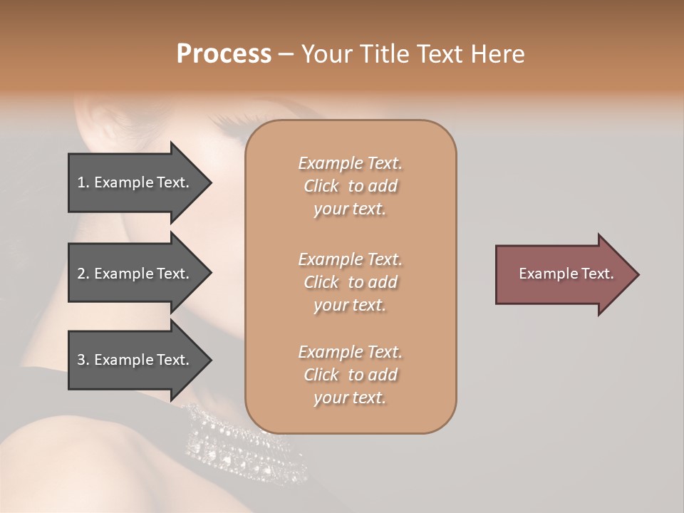 Beauty Portrait Attractive PowerPoint Template