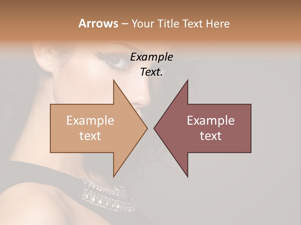 Beauty Portrait Attractive PowerPoint Template