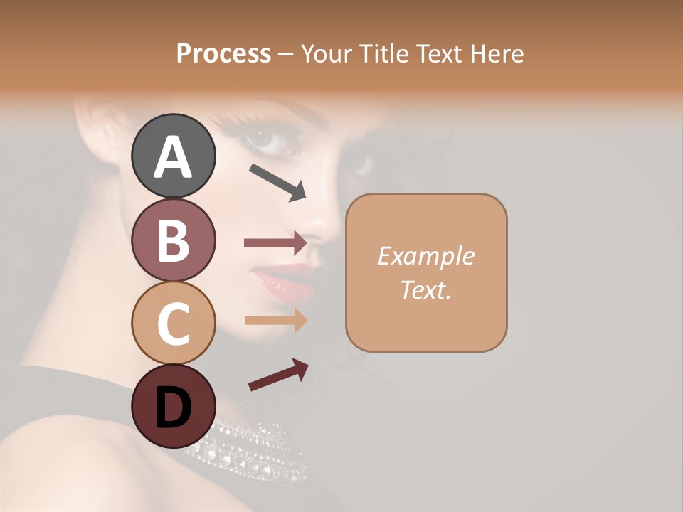 Beauty Portrait Attractive PowerPoint Template