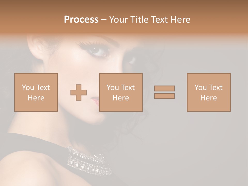 Beauty Portrait Attractive PowerPoint Template