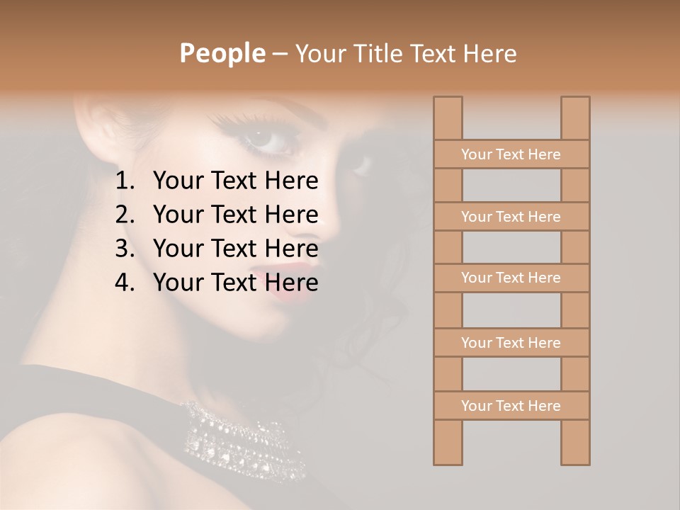 Beauty Portrait Attractive PowerPoint Template