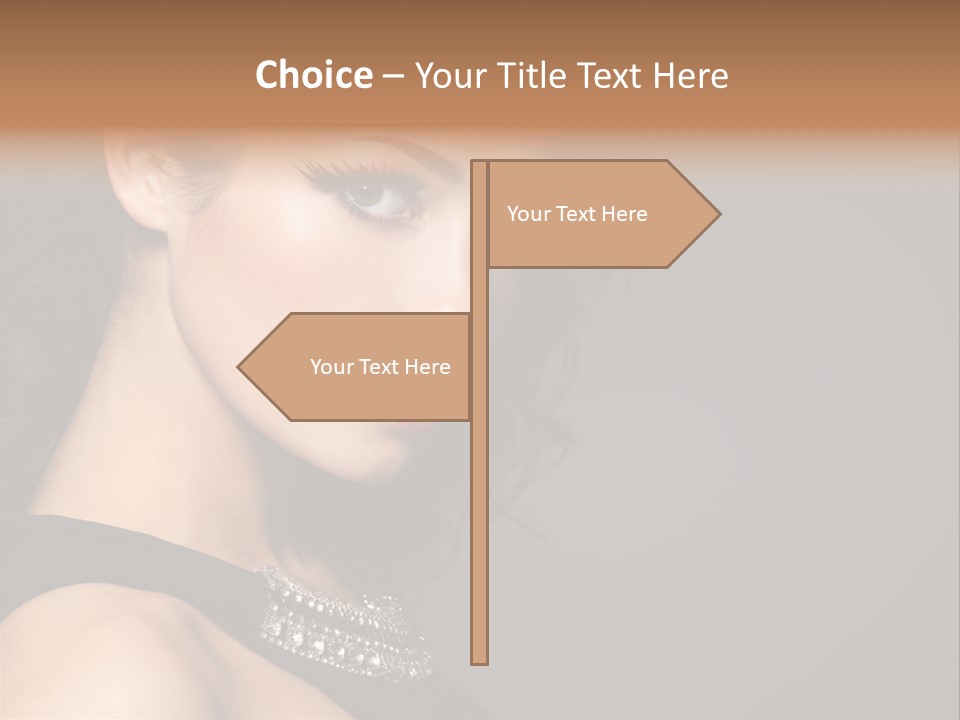 Beauty Portrait Attractive PowerPoint Template