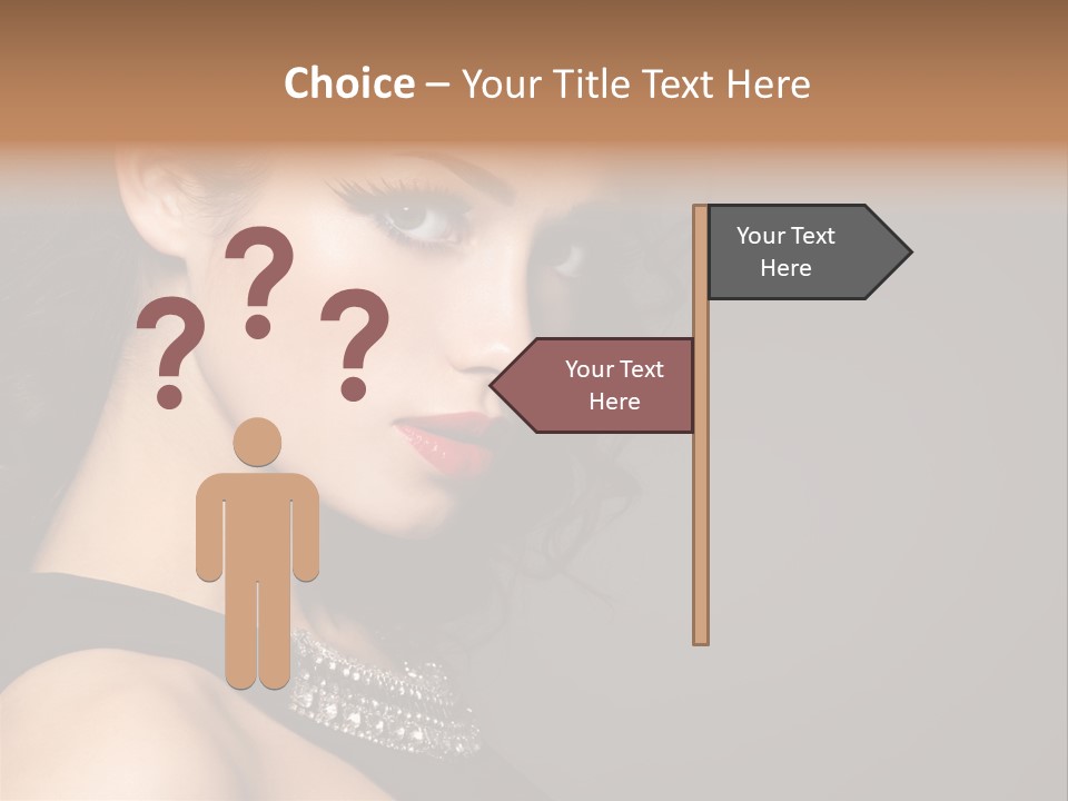Beauty Portrait Attractive PowerPoint Template