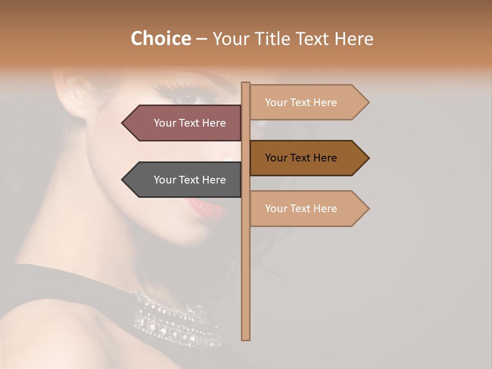 Beauty Portrait Attractive PowerPoint Template