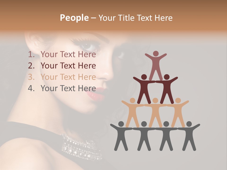 Beauty Portrait Attractive PowerPoint Template