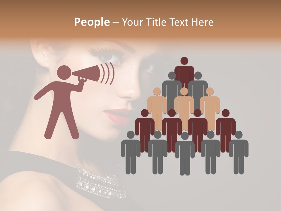 Beauty Portrait Attractive PowerPoint Template