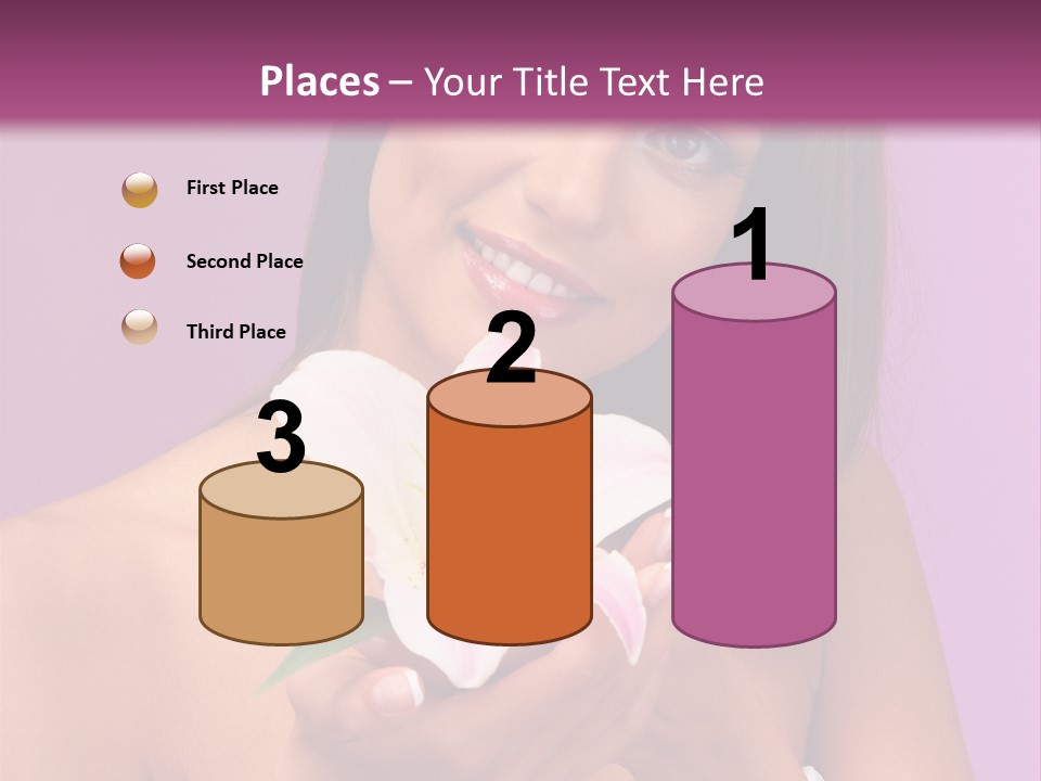 Adult Portrait Female PowerPoint Template