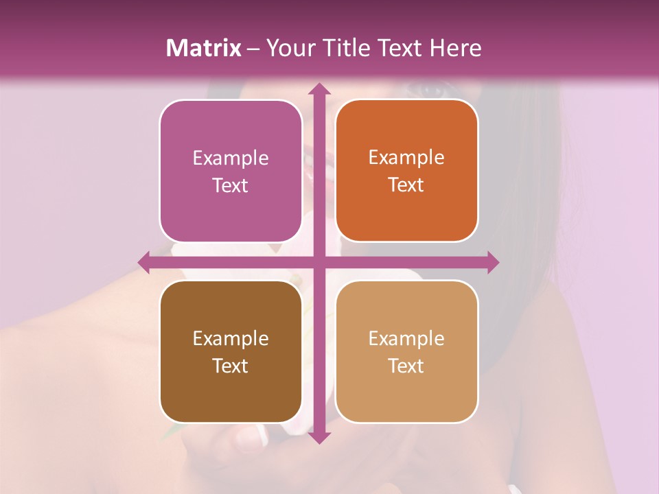 Adult Portrait Female PowerPoint Template