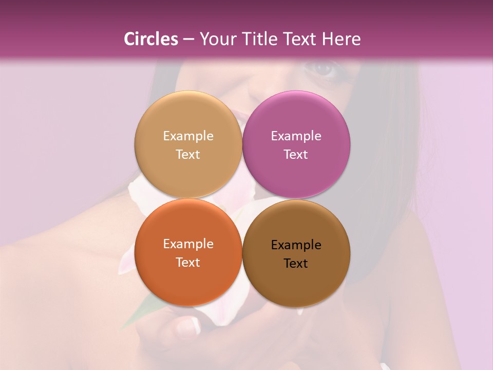 Adult Portrait Female PowerPoint Template