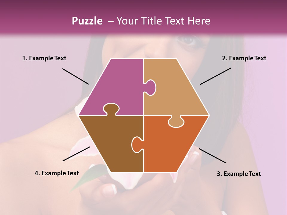 Adult Portrait Female PowerPoint Template