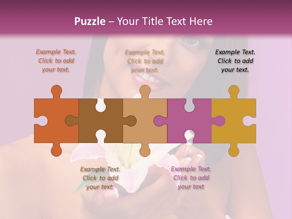 Adult Portrait Female PowerPoint Template