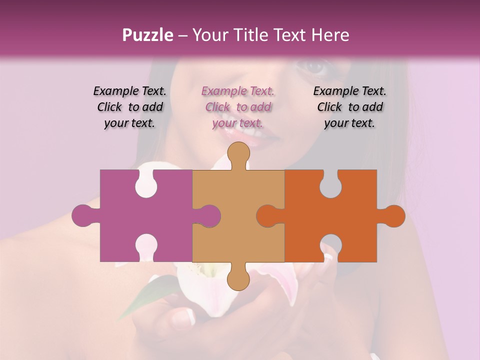 Adult Portrait Female PowerPoint Template