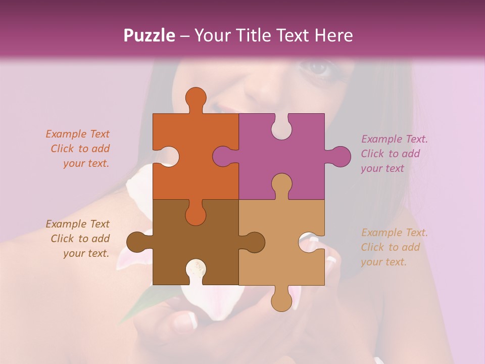 Adult Portrait Female PowerPoint Template