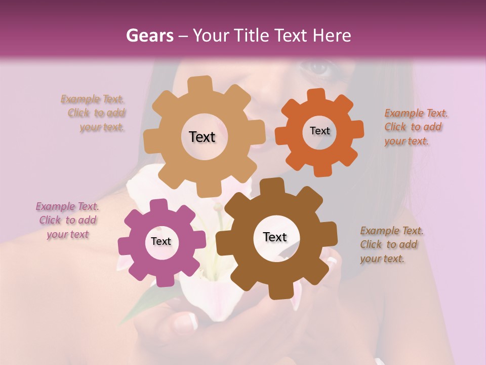 Adult Portrait Female PowerPoint Template