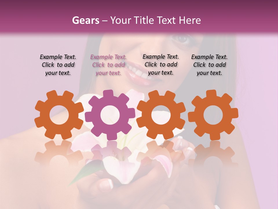 Adult Portrait Female PowerPoint Template