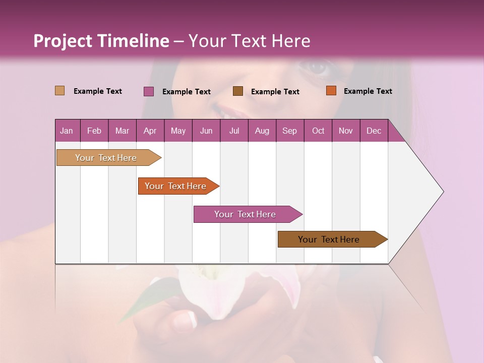 Adult Portrait Female PowerPoint Template