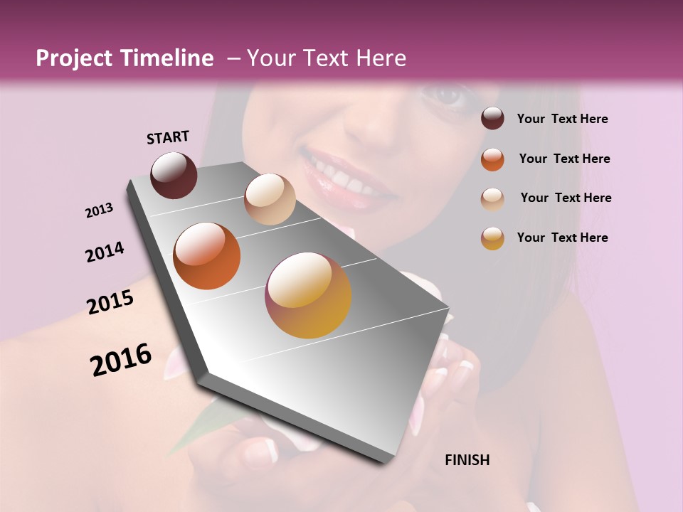 Adult Portrait Female PowerPoint Template