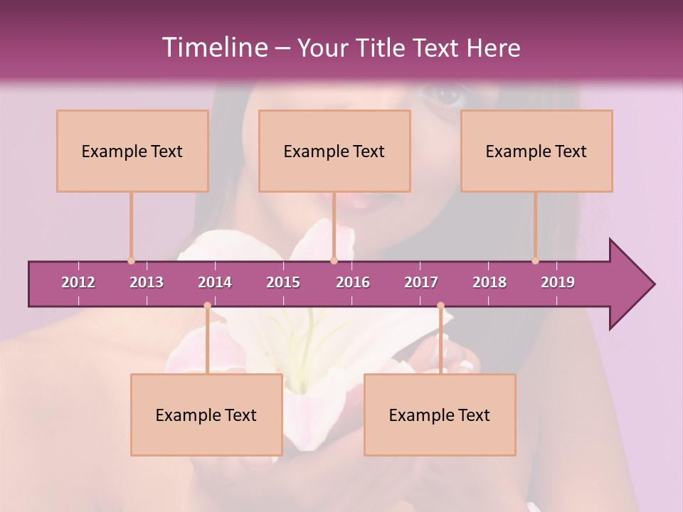Adult Portrait Female PowerPoint Template