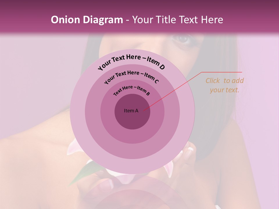 Adult Portrait Female PowerPoint Template