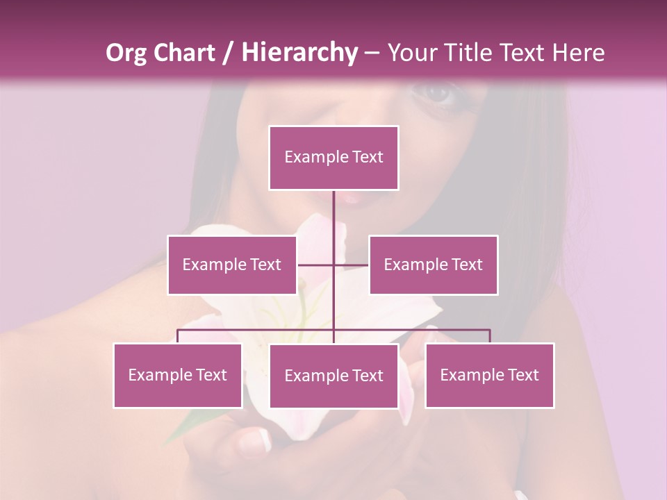 Adult Portrait Female PowerPoint Template