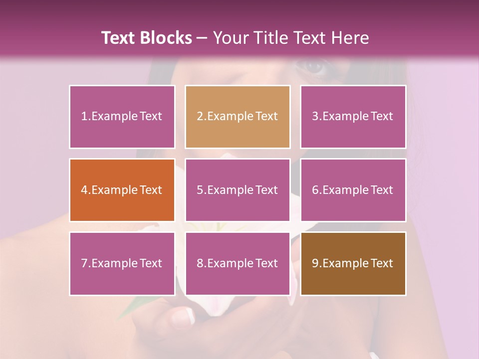 Adult Portrait Female PowerPoint Template