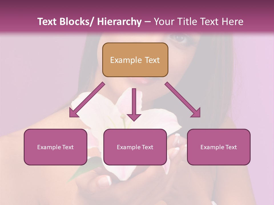 Adult Portrait Female PowerPoint Template